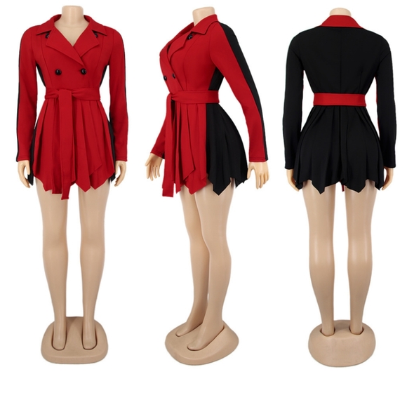 Trench coat style Jacket/ Dress - Picture 2 of 3